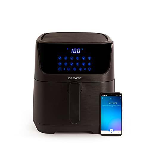 CREATE FRYER AIR SMART - Freidora sin aceite 5,5L, Freidora de Aire Caliente con 12 Programas