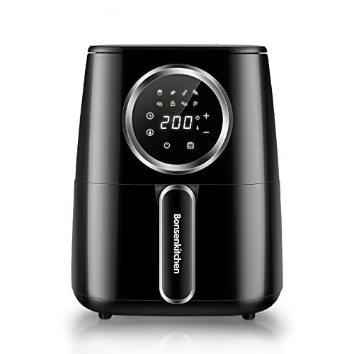 Bonsenkitchen Freidora sin Aceite 4.5L Air Fryer, Horno de Aire con 8 programas 