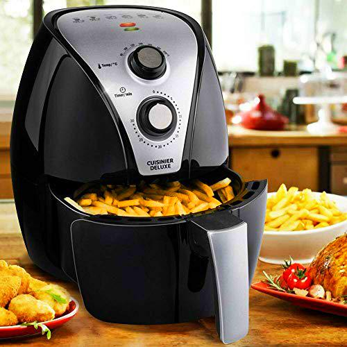 Deluxe Airfryer - Freidora de aire caliente sin aceite (3,2 L