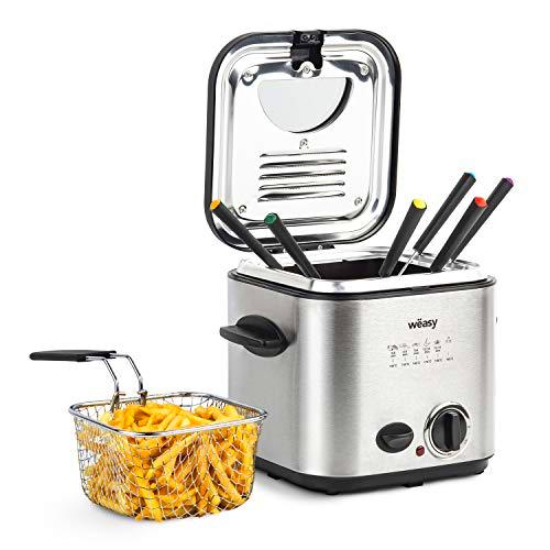 H.Koenig TB600 Freidora Fondue, Capacidad 1,2 Litros