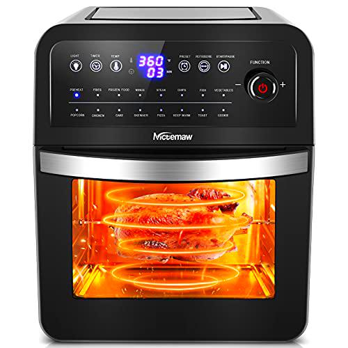 Freidora de aire caliente, horno de aire caliente, 1700 W con 16 programas