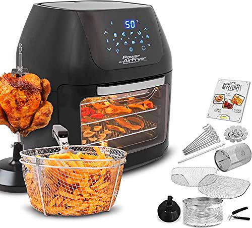 MediaShop Power Air Fryer Multi-Function Deluxe - Freidora de aire caliente para freír sin aceite