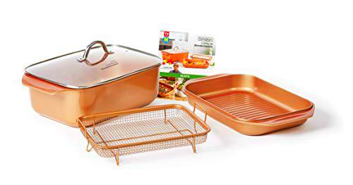 Livington Copperline WonderCooker - Juego de cocina 14 en 1