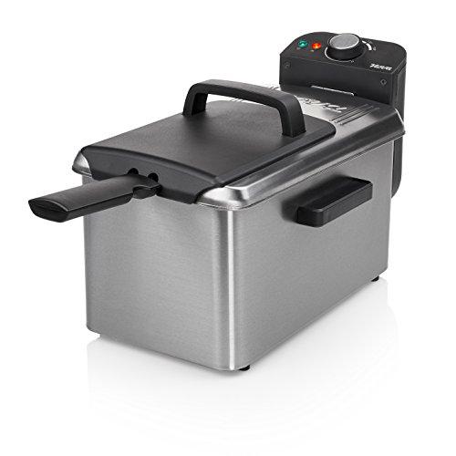 Nova 183200 Freidora Fryer, 3200 W, 3 litros, Acero Inoxidable, Negro