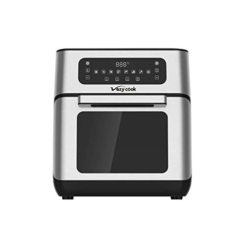 Freidora sin Aceite 10L a 12L con 1500W, Air Fryer 9 en 1