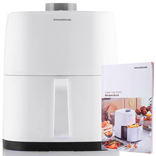 InnovaGoods® Freidora sin Aceite 2L, air fryer 1200W con +100 recetas en Español