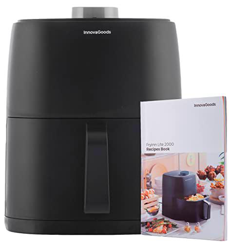 InnovaGoods® Freidora sin Aceite 2L, air fryer 1200W con +100 recetas en Español