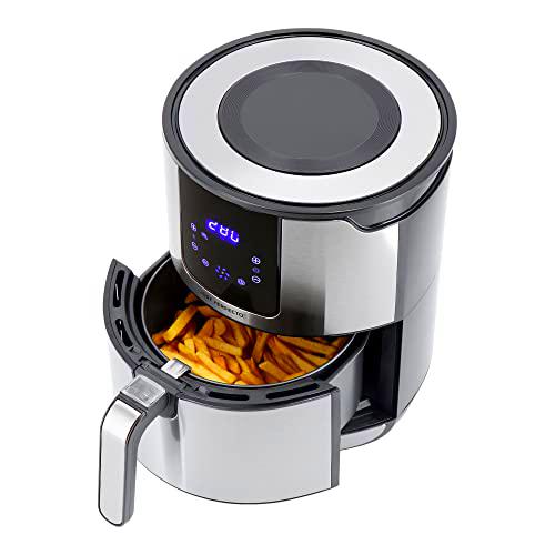 Just Perfecto Nadia Air Fryer 4.5L 1400W Stainless Steel with Timer Function and Digital Touch Screen