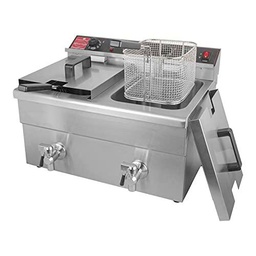 CaterChef 688218 - Freidora (11400 W, 8 L + 8 L, 41,3 cm de altura