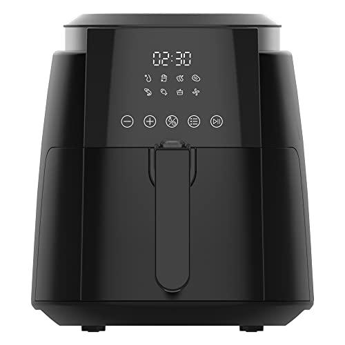 KUMTEL Digital Airfryer XL - Freidora sin aceite, tecnología de aire caliente Rapid Air (5,5 L)