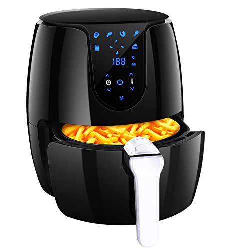 Freidora de aire caliente Airfryer con 6 programas de cocción diferentes