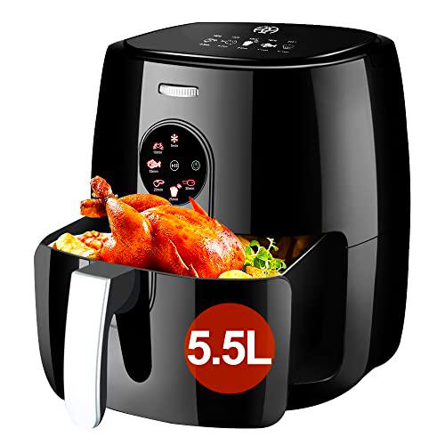 Freidora sin aceite ARINTUL air fryer 5,5 L, conjunto de fritadeira a ar com ecrã tátil