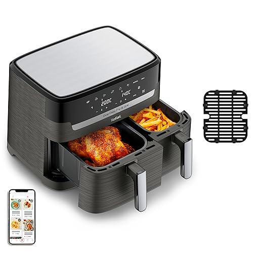 Tefal EY905B10, Easy Fry &amp; Grill Dual XXL, 8,3 L, Acero inoxidable