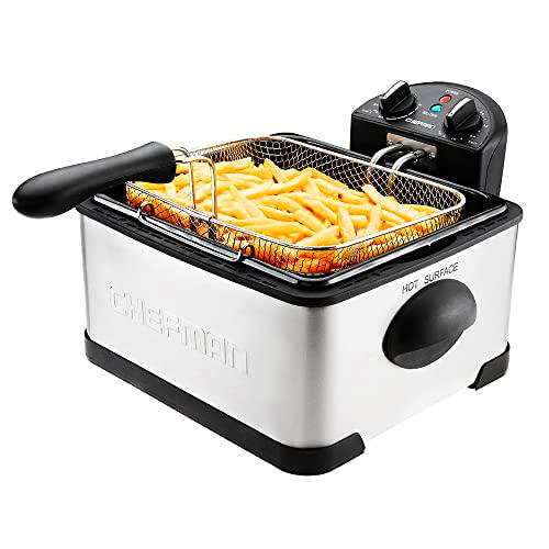 Chefman 4.5 Litre Deep Fryer with Basket for Home Use