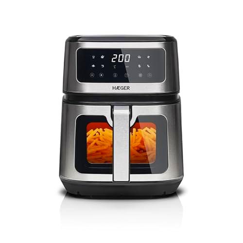 Haeger Freidora Sin Aceite 5 L, 8 Funciones, 12000W