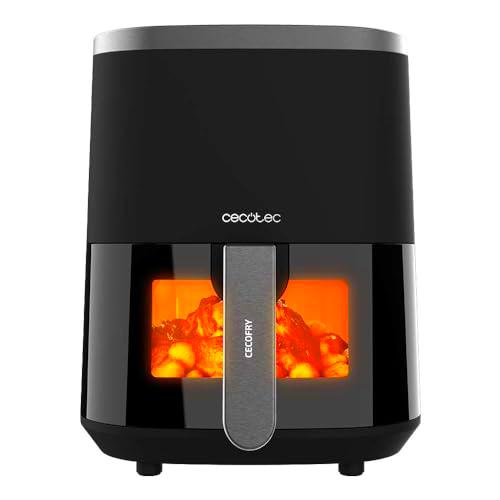 Cecotec Freidora de Aire sin Aceite de 4 L con Ventana Cecofry Fantastik Window 4000 Air Fryer 1400 W