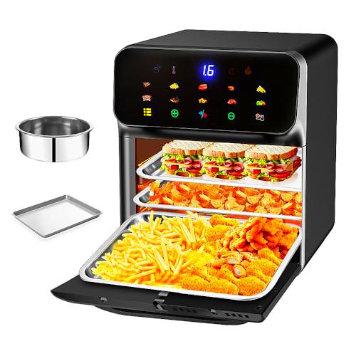 Freidora de aire caliente, freidora, 10 litros, mini horno