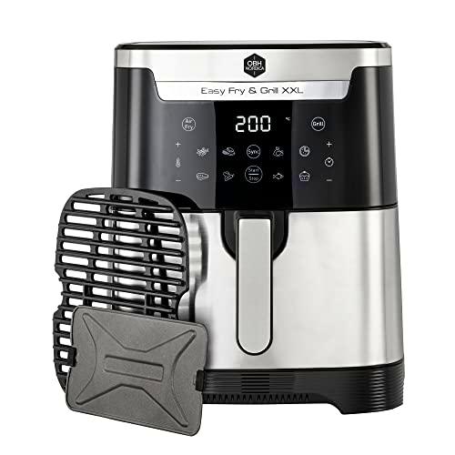 OBH NORDICA Easy Fry &amp; Grill XXL 2in1 Airfryer AG801DS0 | Acero Inoxidable | Parrilla Y Freír Al mismo tiempo | Pantalla táctil | 8 Programas Preprogramados | 6,5L