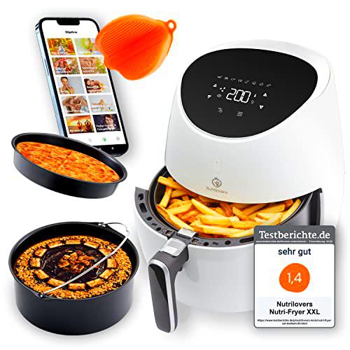 NUTRI-FRYER Freidora de aire caliente xxl 5L Hot Air Fryer 2000W Airfryer XXL freidora sin aceite