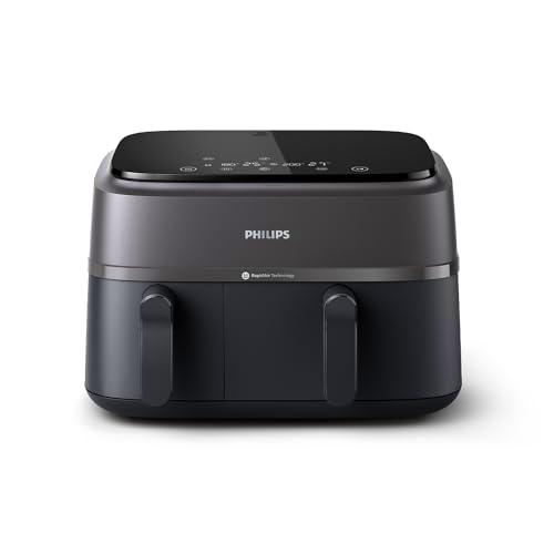 Philips Airfryer Dual Basket Serie 3000, 9L, Freidora de aire con 2 cestas