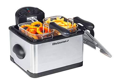 Elite Gourmet EDF-401T - Freidora de inmersión eléctrica