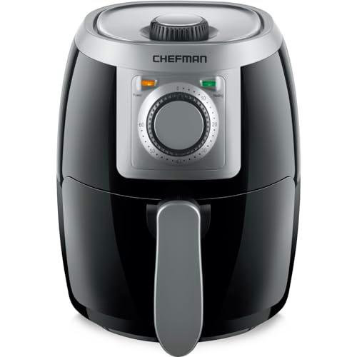 Chefman TurboFry 2 Litre Small Air Fryer, Compact Size