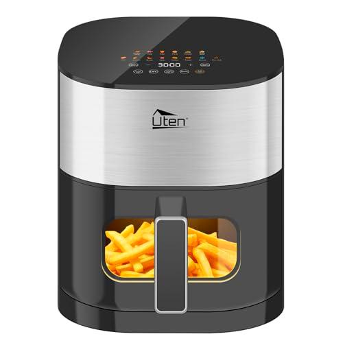 Uten Freidora de Aire, Air Fryer Doble Resistencia 2000 W