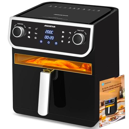 Aigostar Freidora Aire sin Aceite de 8L Air Fryer 1700W