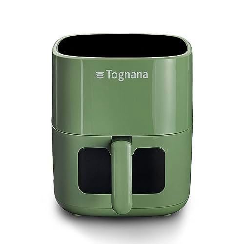 Tognana Iridea, Air Fryer 5,5L whit Container and Non-stik grill and Digital Dispay, Sage Green