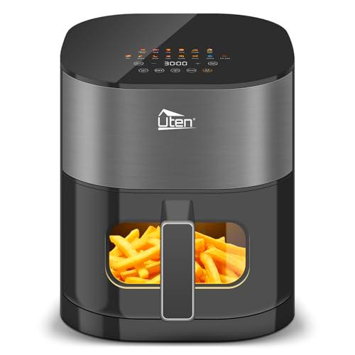 Uten Freidora de Aire, Air Fryer Doble Resistencia 2000 W