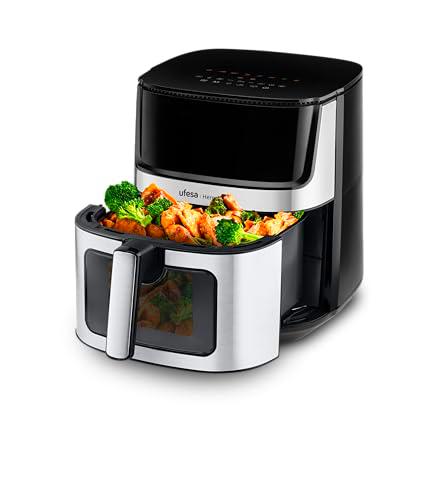 Ufesa Heron Max, Freidora Aire 8 Litros, Air Fryer Doble Resistencia