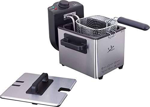 Jata FR115/SL Freidora, 1000 W, 1.5 litros, Acero Inoxidable