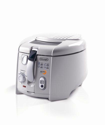 Delonghi F28233 Freidora, 1800 W, 1.2 Litros, Plástico/Recubrimiento De Teflón, Blanco