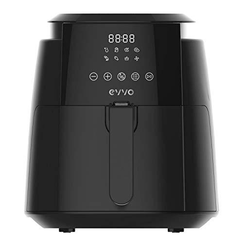 EVVO Freidora sin aceite Tasty Fryer - 1500W, Tecnología Dual Cyclone