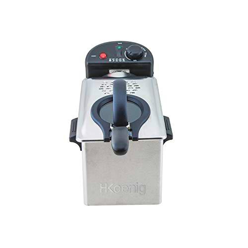 H.Koenig DFX300 Freidora Electrica, Capacidad 3 Litros